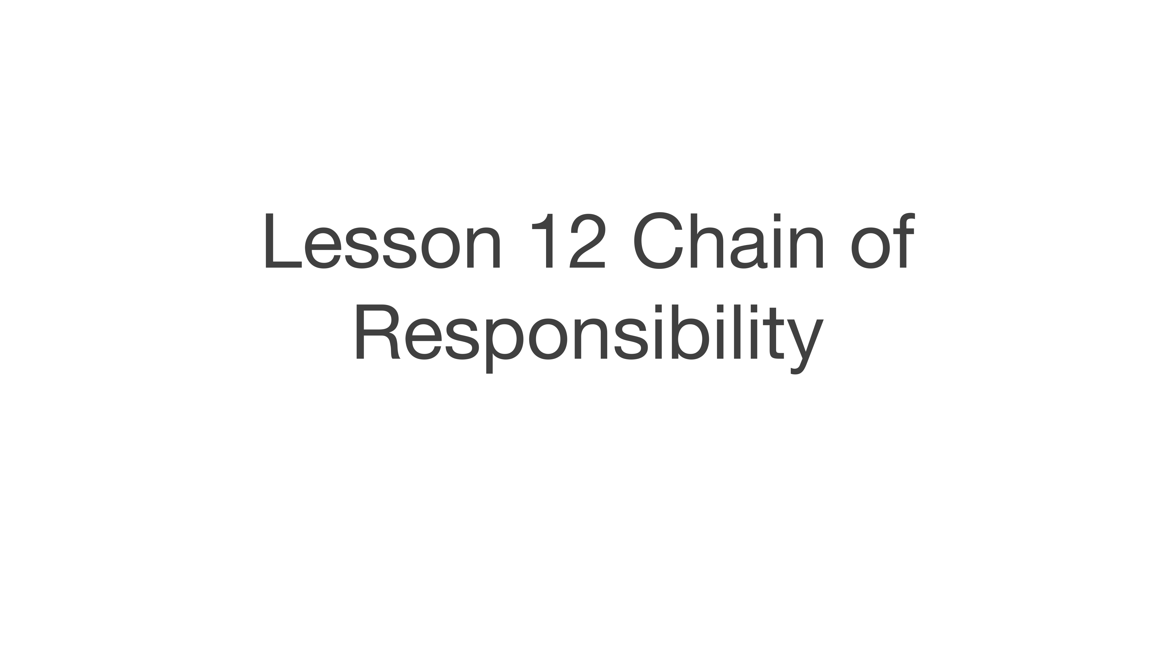 Chain of Responsibility 课件第 01 页